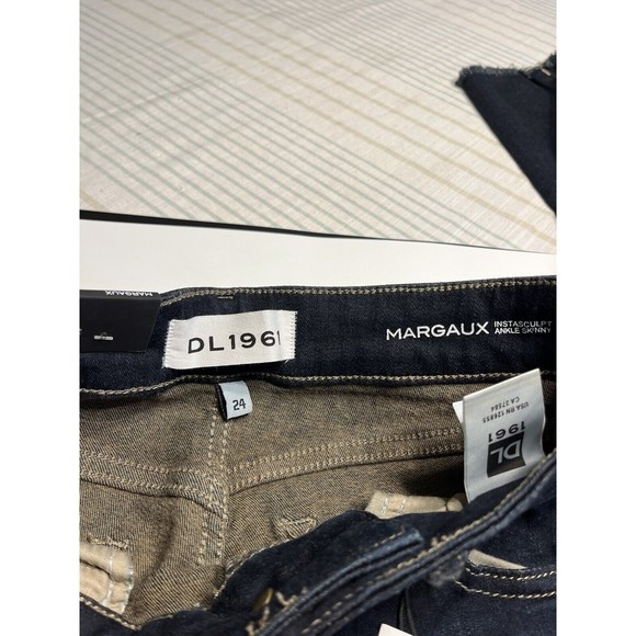 NWT - DL1961 Womens Margaux Instasculpt Dark Wash Ankle Skinny Jeans Size 24” - Picture 6 of 8